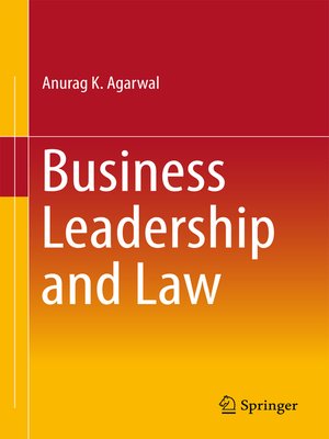 cover image of Business Leadership and Law